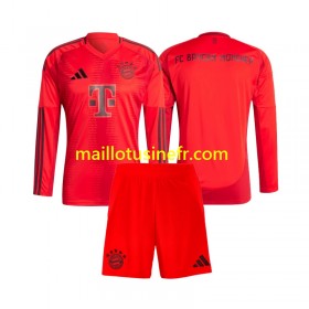 Maillot de Foot Bayern Munich Domicile 2024-25 Manches Longues - Enfant